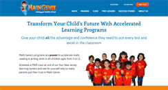 Desktop Screenshot of mathgenie.com
